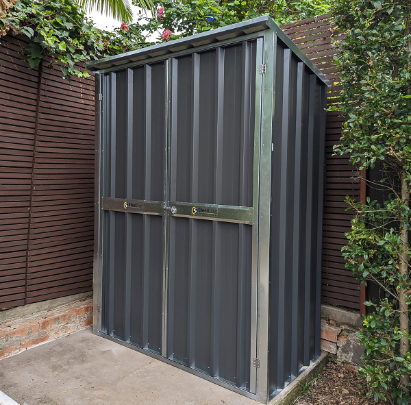 Skillion Roof Garden Shed 1.58m x .81m in Monument
