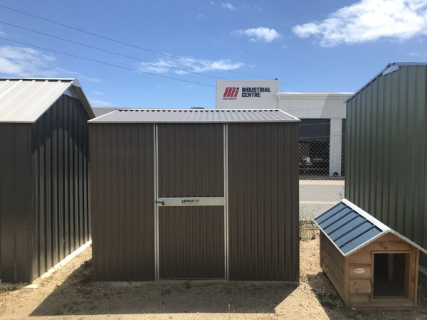 Corrugated Gable Shed with Single Door