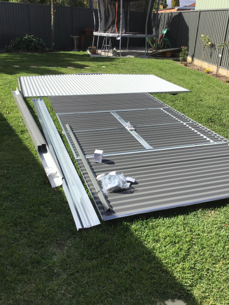 Pre-assembled Garden Shed Panels for Installation