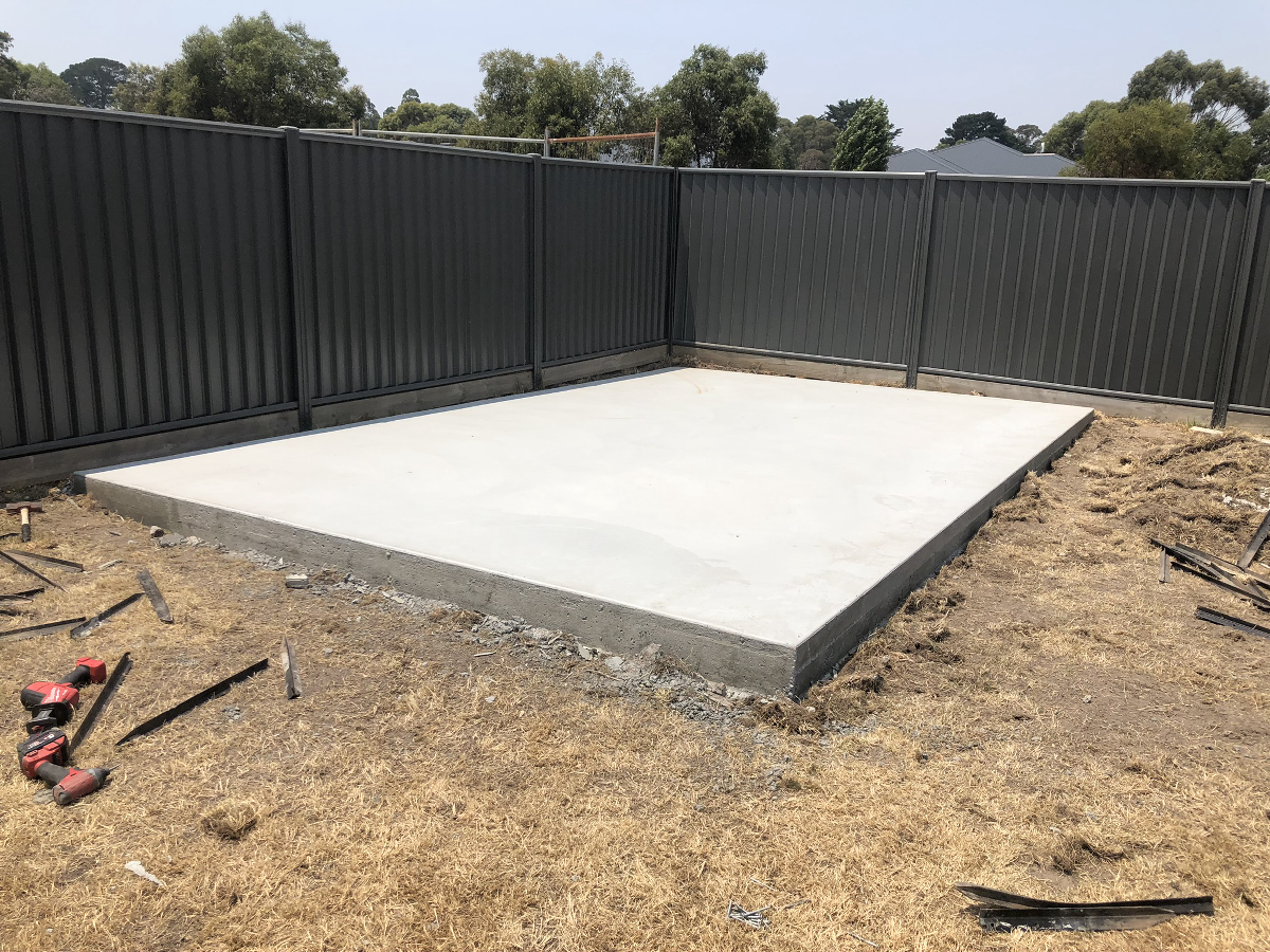 How To Fix A Garden Shed To A Concrete Slab Steelchief