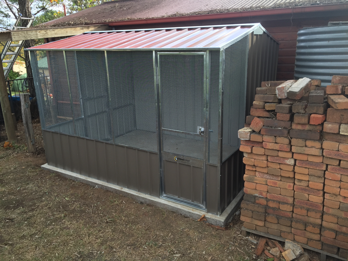 Gable Roof Chicken Coops Custom Made in Australia SteelChief