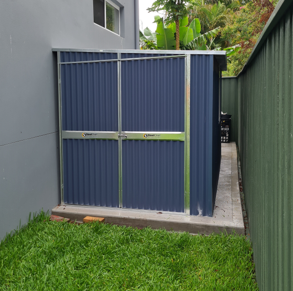 Corrugated Gable Shed with Double Doors