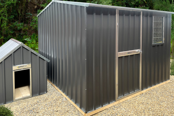 Gable Roof Garden Shed and Dog Kennel