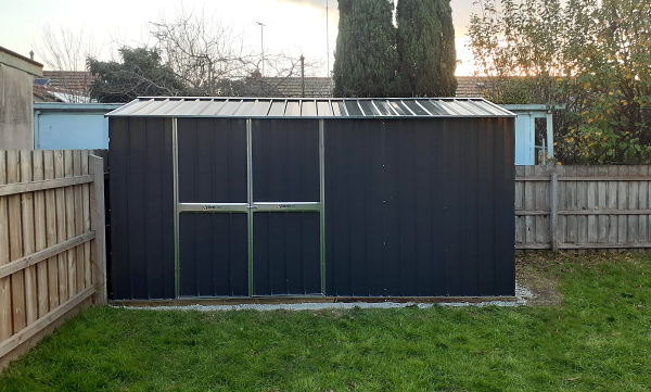 Gable Roof Garden Shed with Double Doors