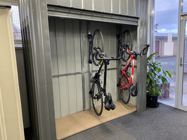 Roller Door Storage Shed For Bikes