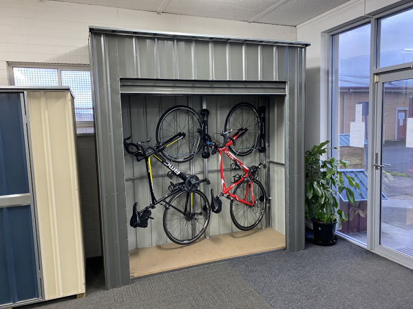 Roller Door Storage Shed For Bikes