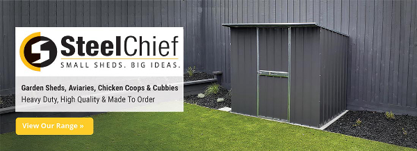 SteelChief Garden Sheds, Aviaries, Chicken Coops & Cubbies 1